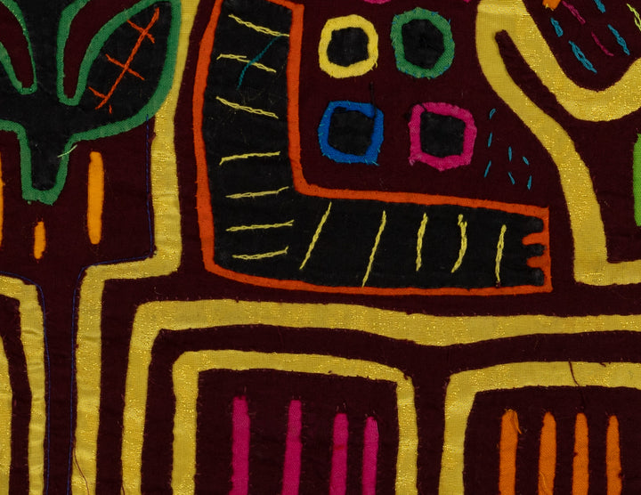 Burgundy And Yellow Puppy Dog Mola