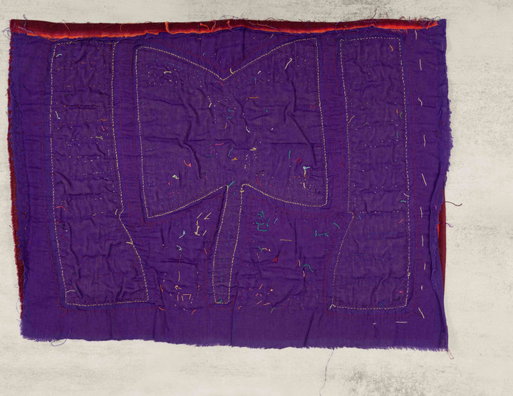 Burgundy And Purple Two Puppy Dog Mola