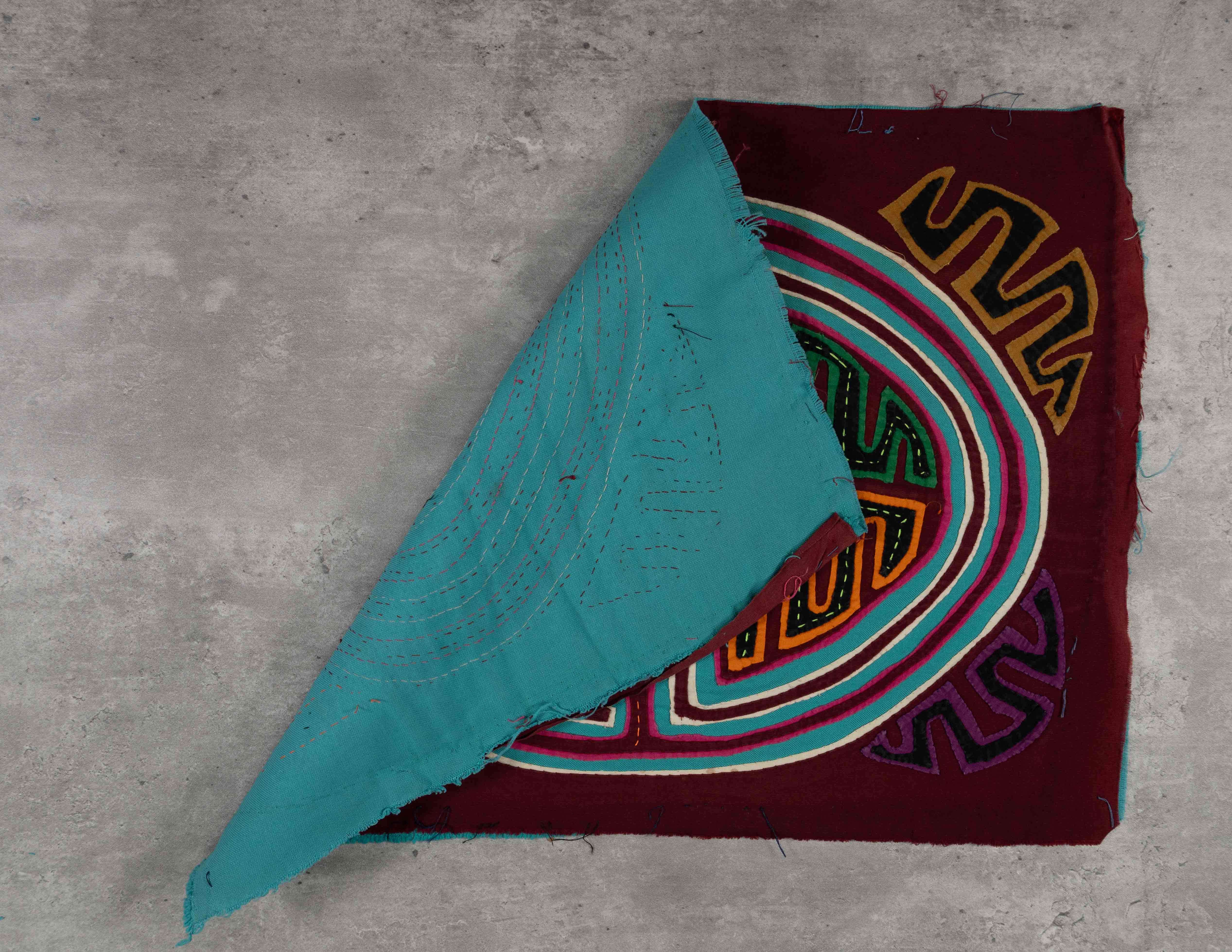 Burgundy And Turquoise Cell Division Mola