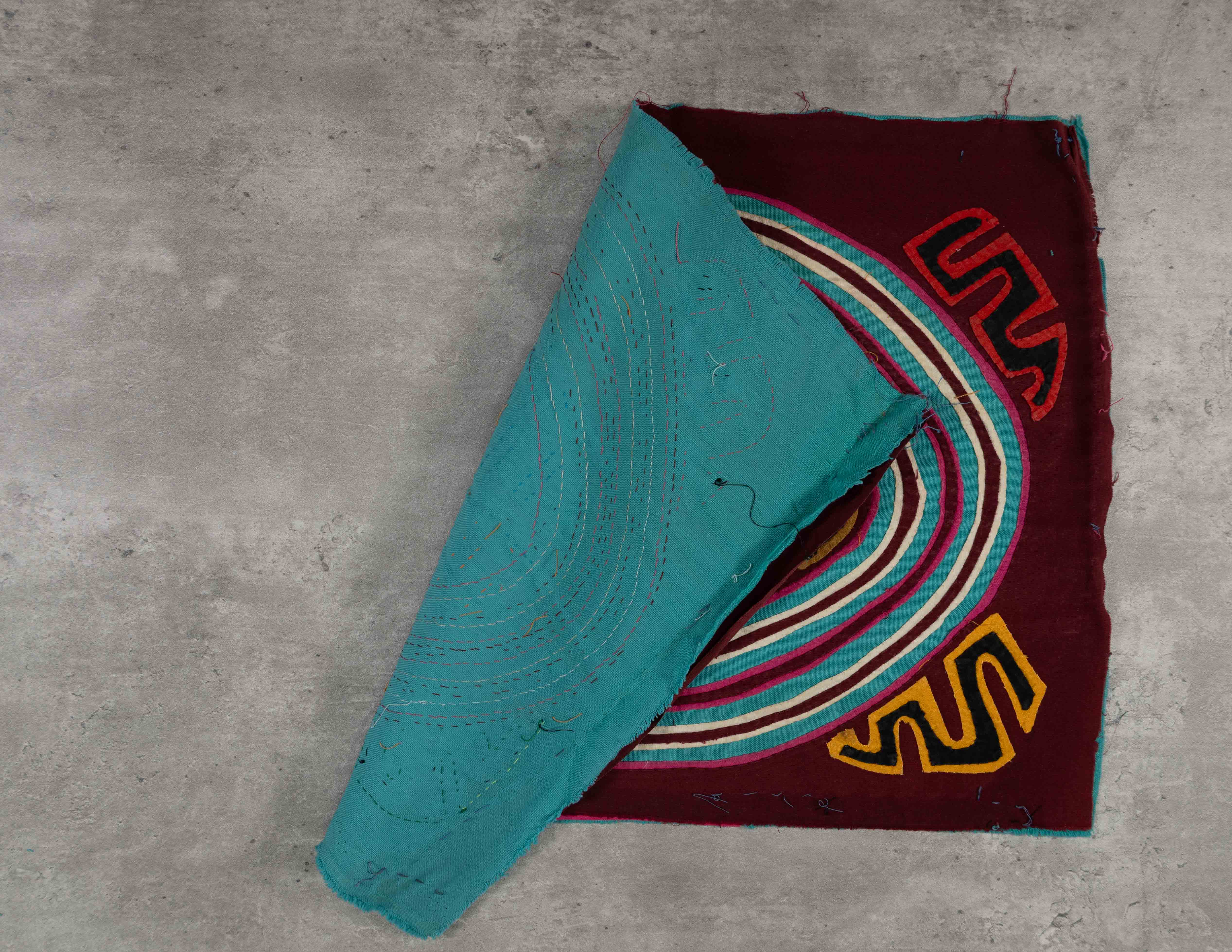 Turquoise And Burgundy Cell Division Mola
