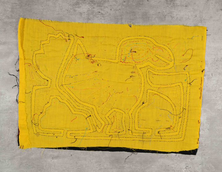 BARGAIN Black And Yellow Partridge In The Rainforest Mola