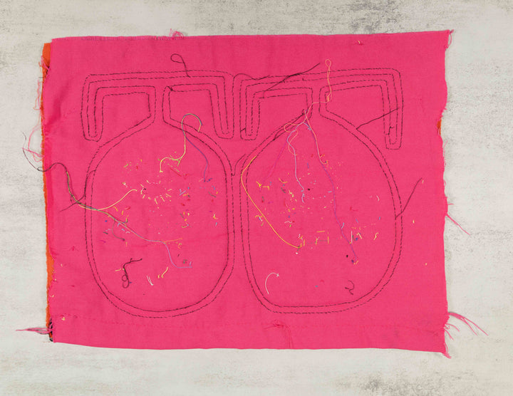Orange And Pink Puppy Dog Mola