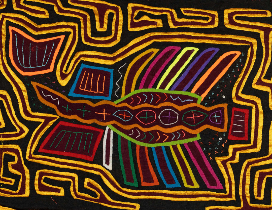 BARGAIN Black And Gold Scorpion Mola