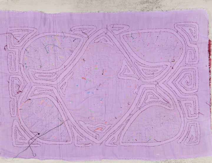 Maroon And Purple Spring Leaves and Parrot Mola