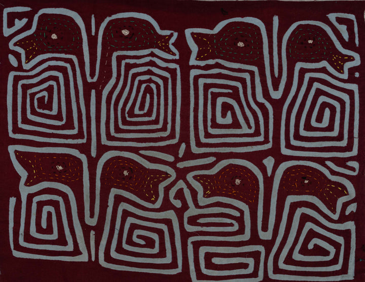 Burgundy And Blue Songbird Mola