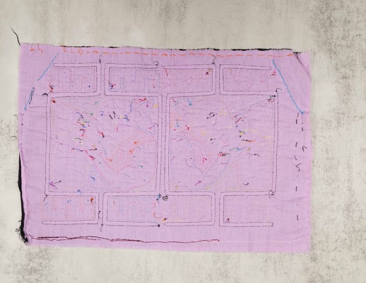 Black And Red Canary Bird Chatter Mola