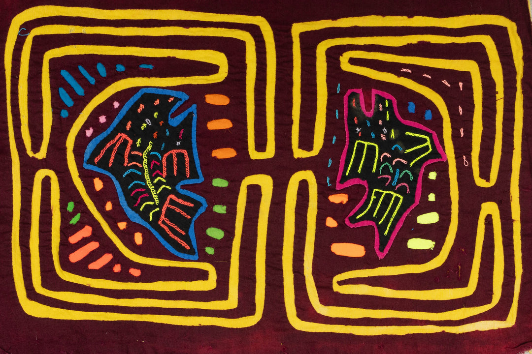 Yellow And Maroon Fish From The Deep Mola