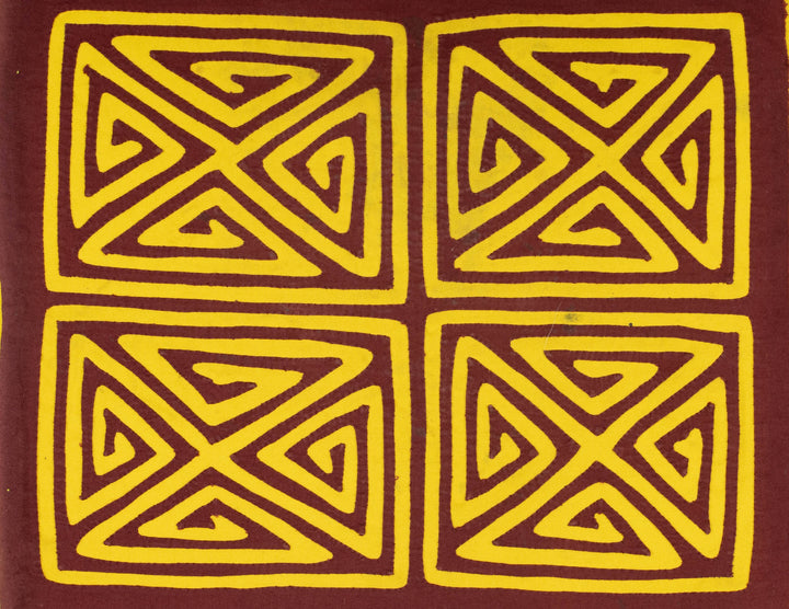 Maroon And Yellow Classic Design Mola