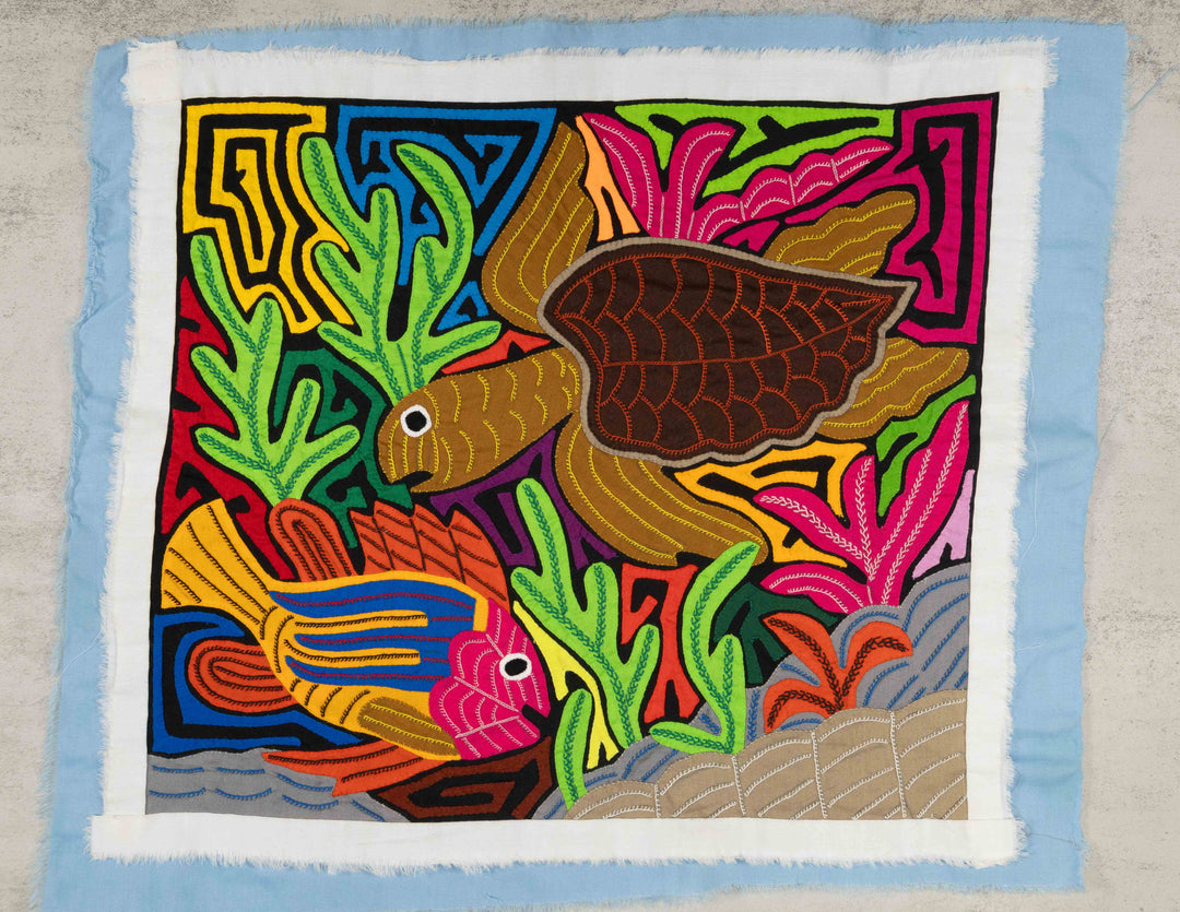 Underwater Turtle And Fish Mola