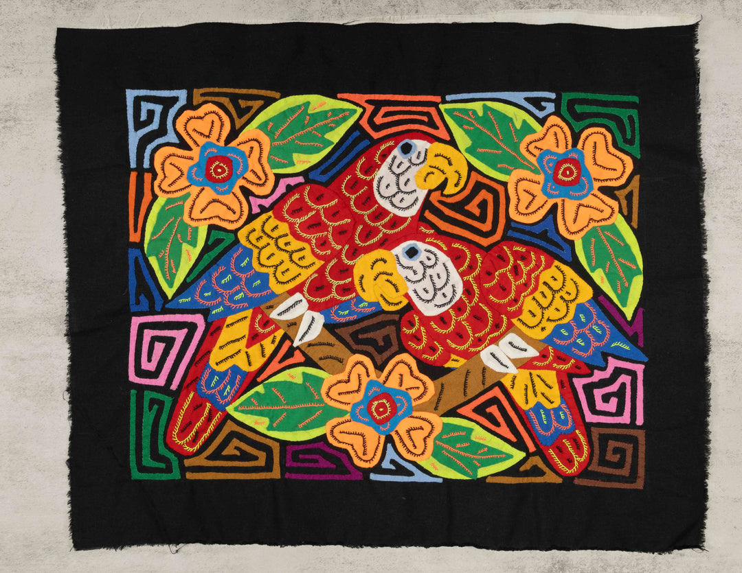 Two Red And Blue Macaw Parrot Bird Mola