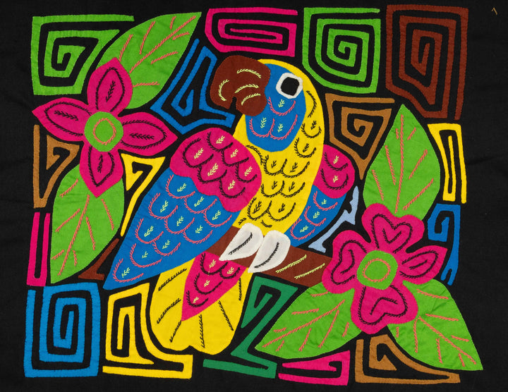 Blue And Yellow Parrot Bird Mola