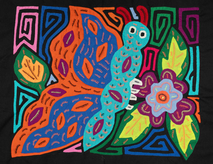 Blue And Orange Butterfly Mola