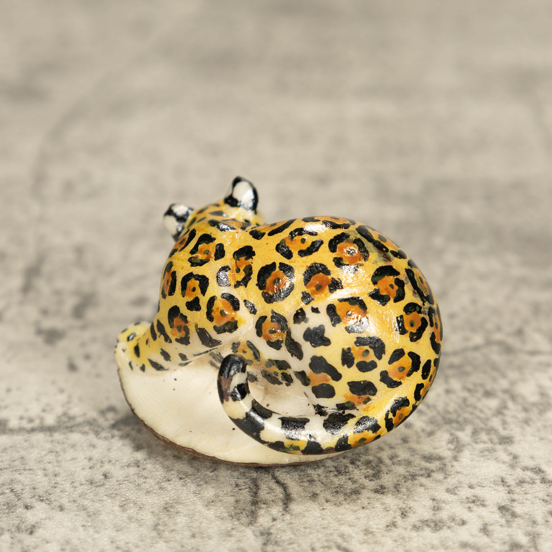 Jaguar Tagua Nut Carving