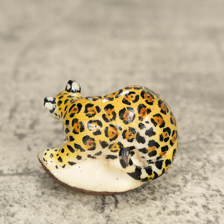 Jaguar Tagua Nut Carving