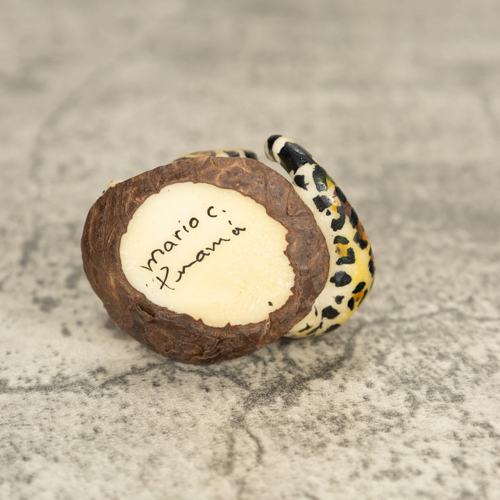 Jaguar Tagua Nut Carving