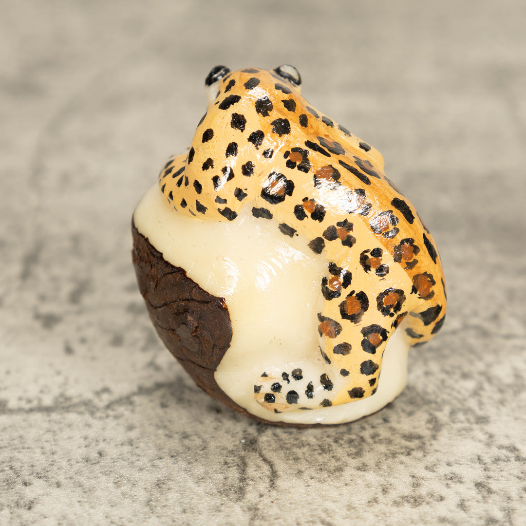 Jaguar Tagua Nut Carving