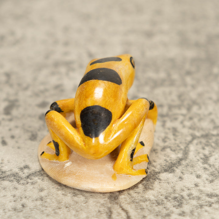 Vintage Frog Tagua Nut Carving