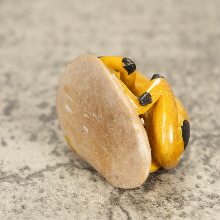 Vintage Frog Tagua Nut Carving