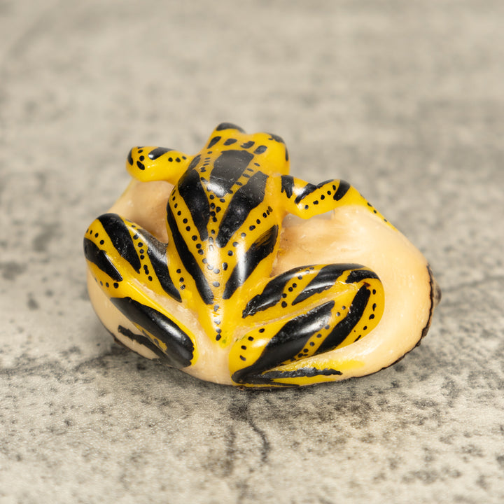Vintage Frog Tagua Nut Carving