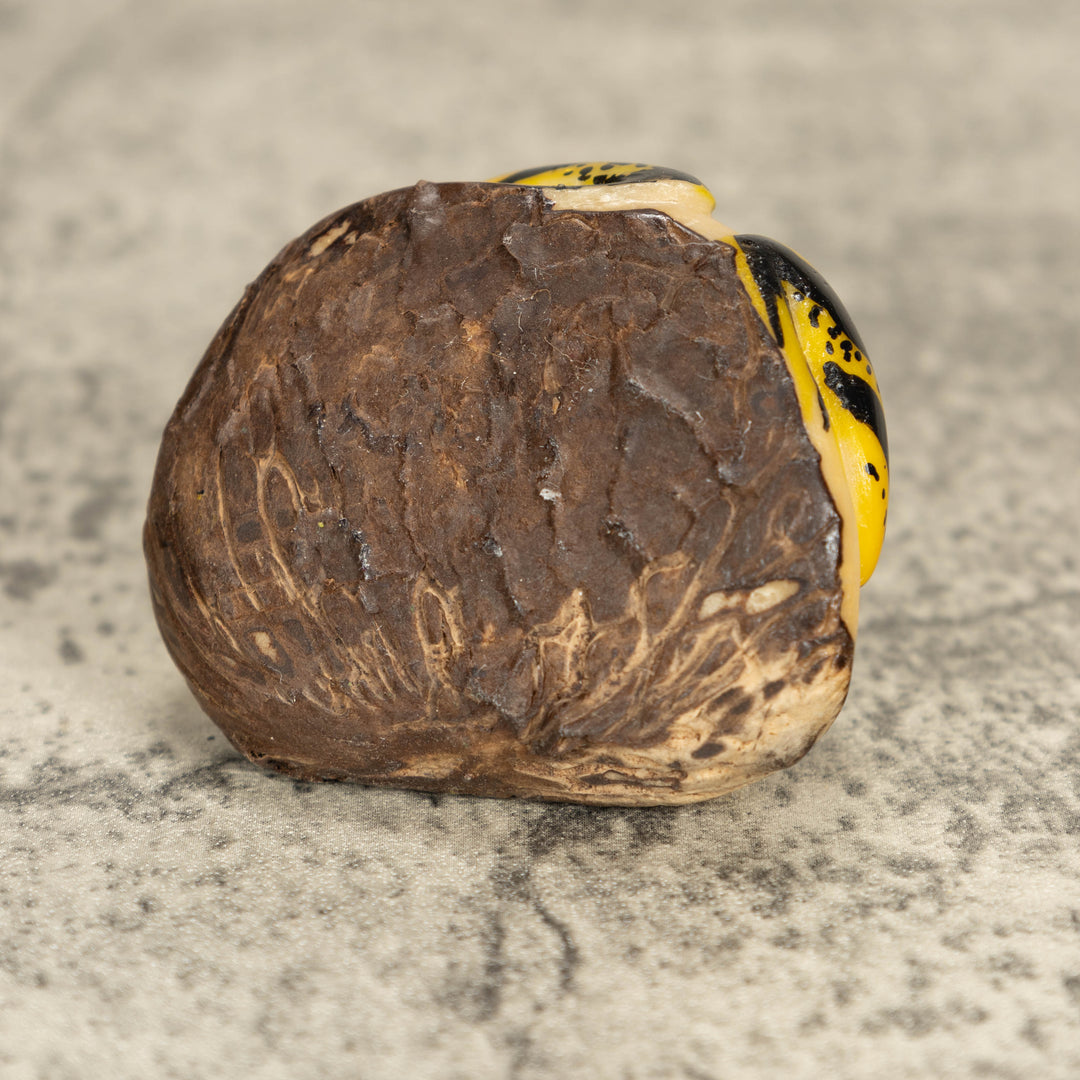 Vintage Frog Tagua Nut Carving