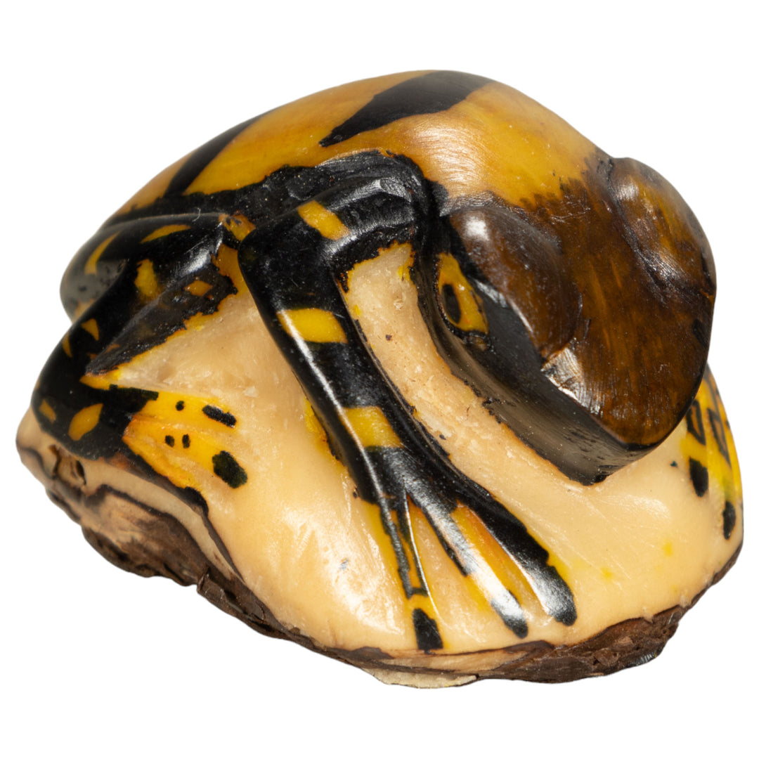 Vintage Frog Tagua Nut Carving