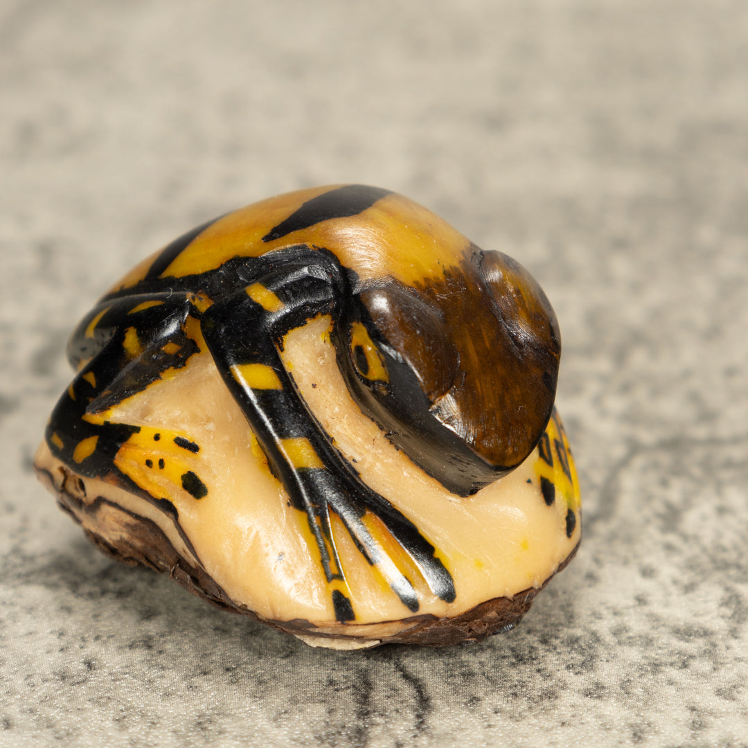Vintage Frog Tagua Nut Carving