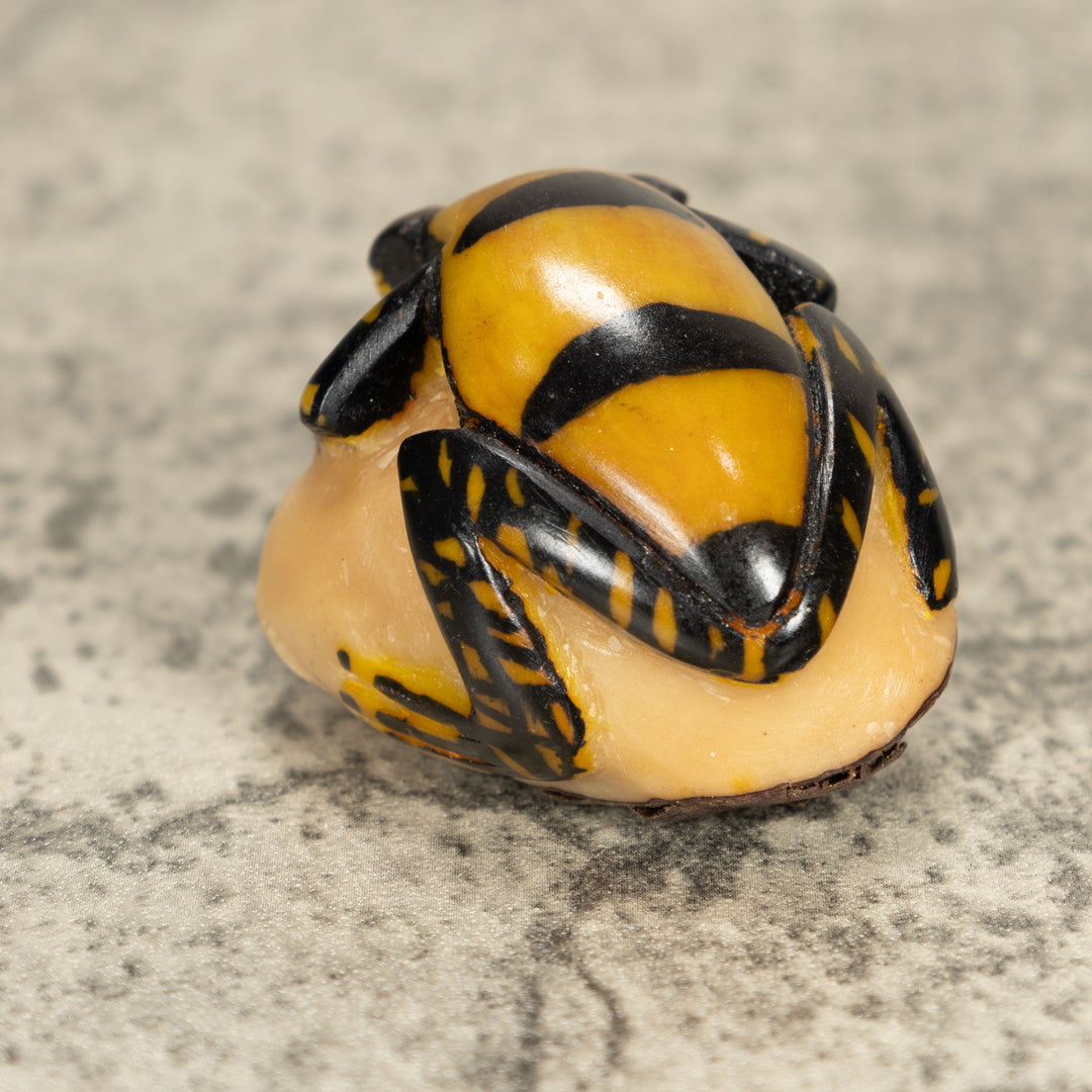 Vintage Frog Tagua Nut Carving