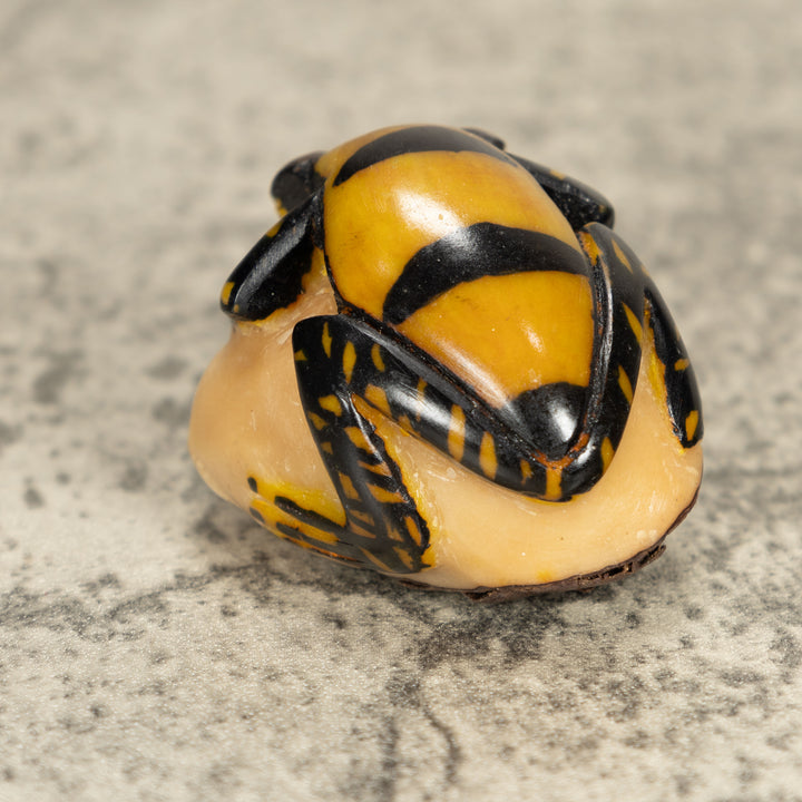 Vintage Frog Tagua Nut Carving