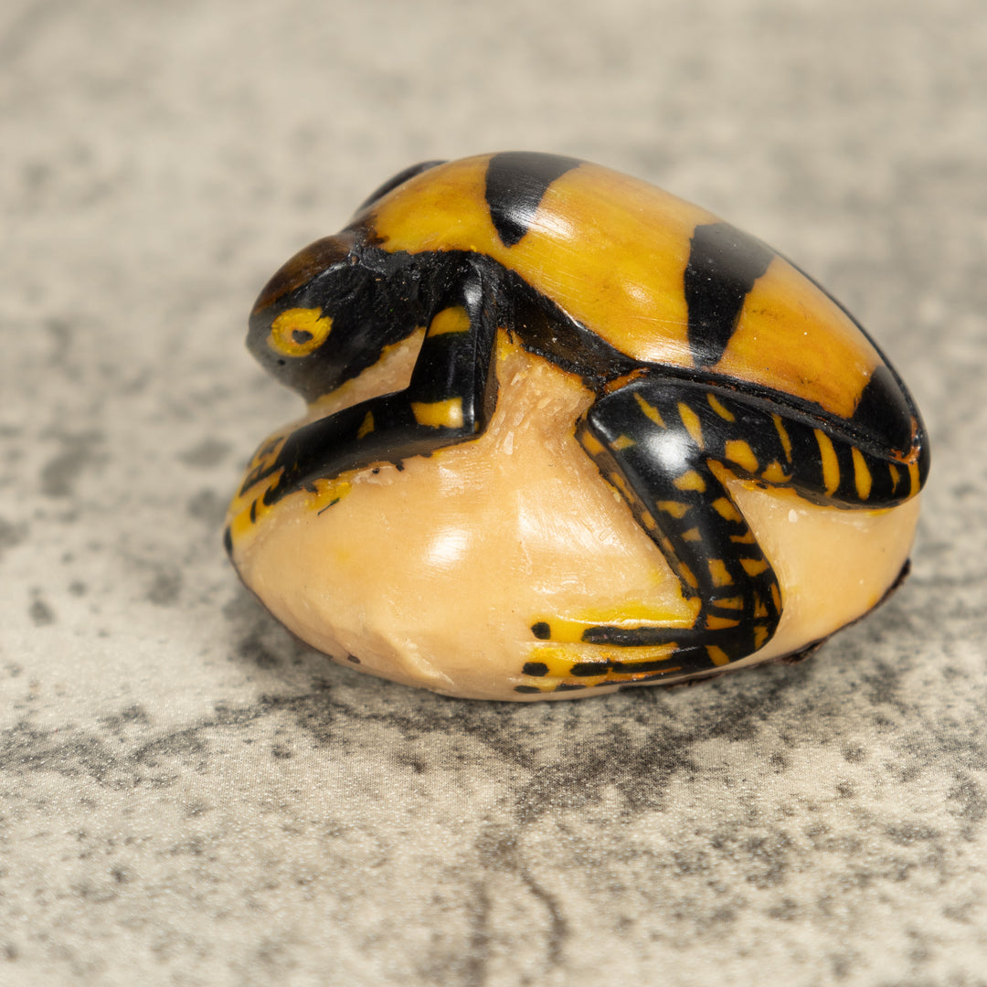 Vintage Frog Tagua Nut Carving