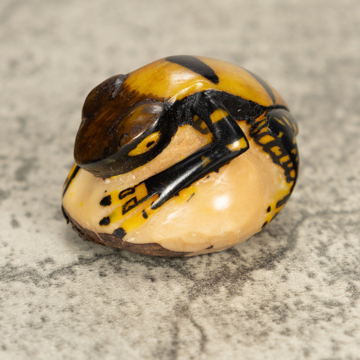 Vintage Frog Tagua Nut Carving