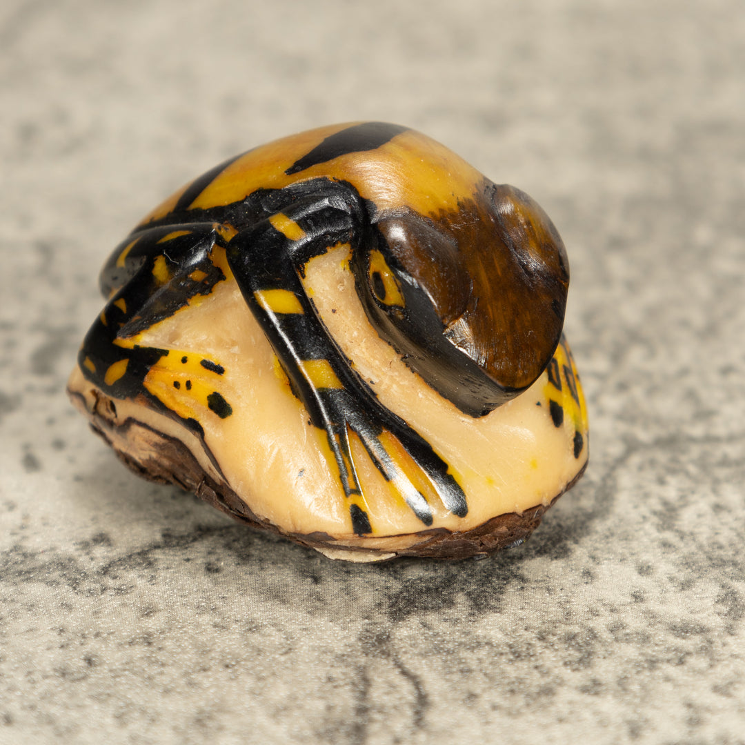 Vintage Frog Tagua Nut Carving