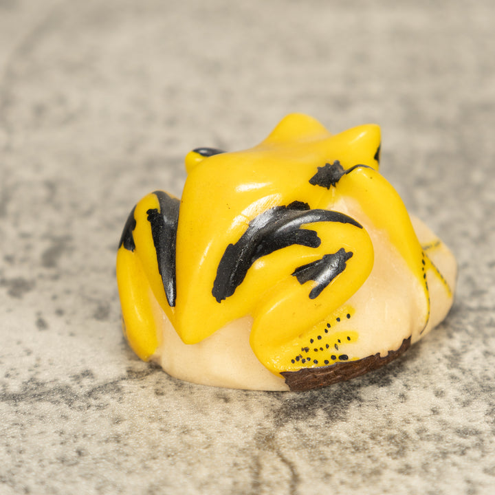 Vintage Frog Tagua Nut Carving