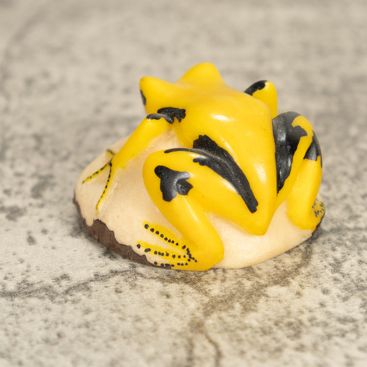 Vintage Frog Tagua Nut Carving