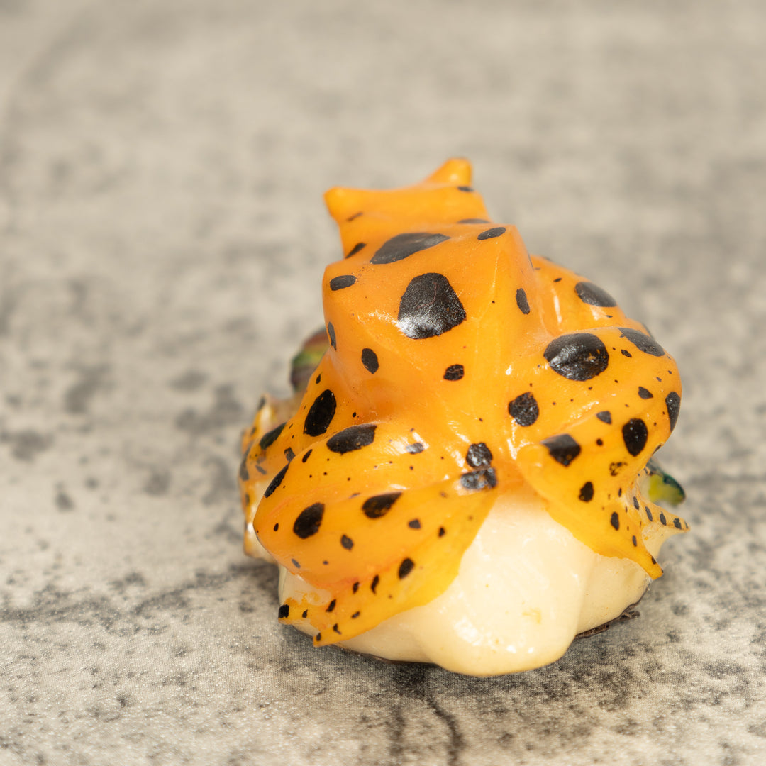 Vintage Frog Tagua Nut Carving