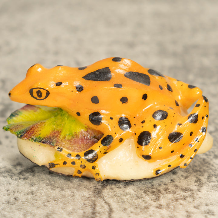 Vintage Frog Tagua Nut Carving