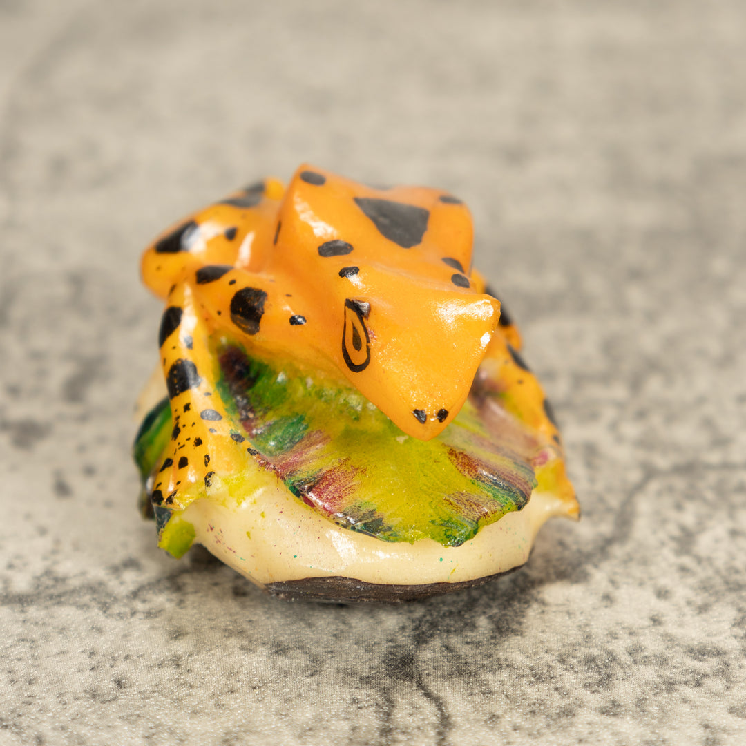 Vintage Frog Tagua Nut Carving