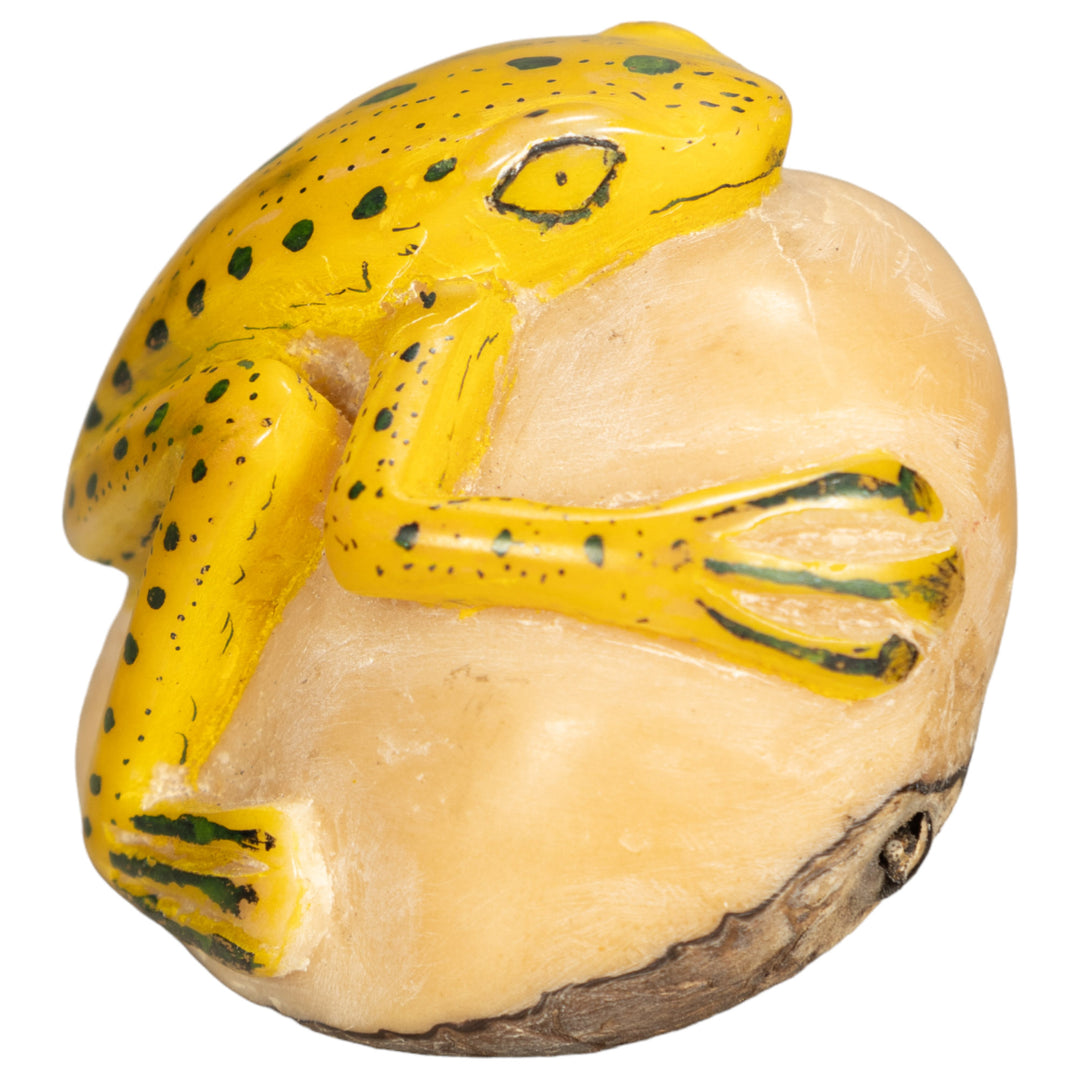 Vintage Frog Tagua Nut Carving