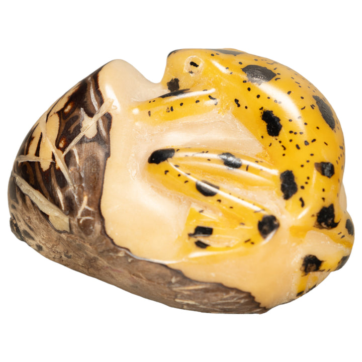 Vintage Frog Tagua Nut Carving
