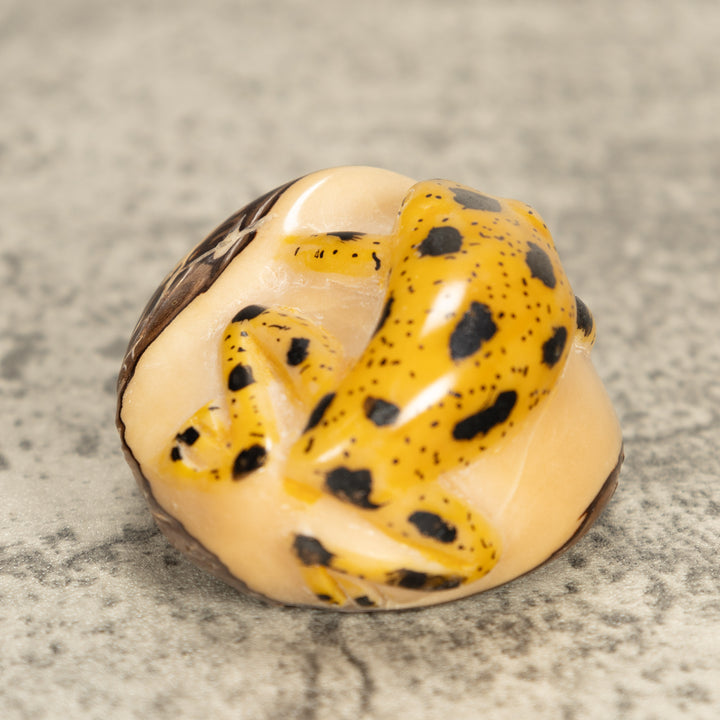 Vintage Frog Tagua Nut Carving