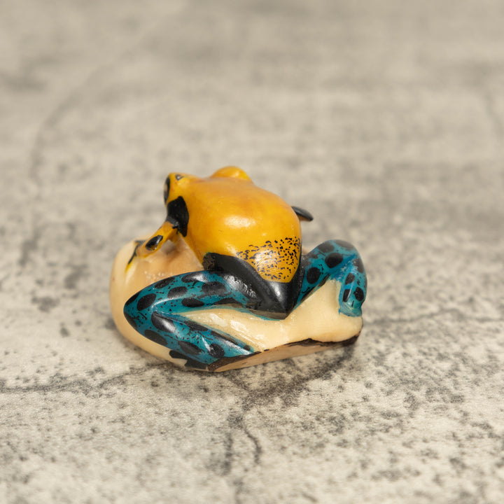 Vintage Frog Tagua Nut Carving
