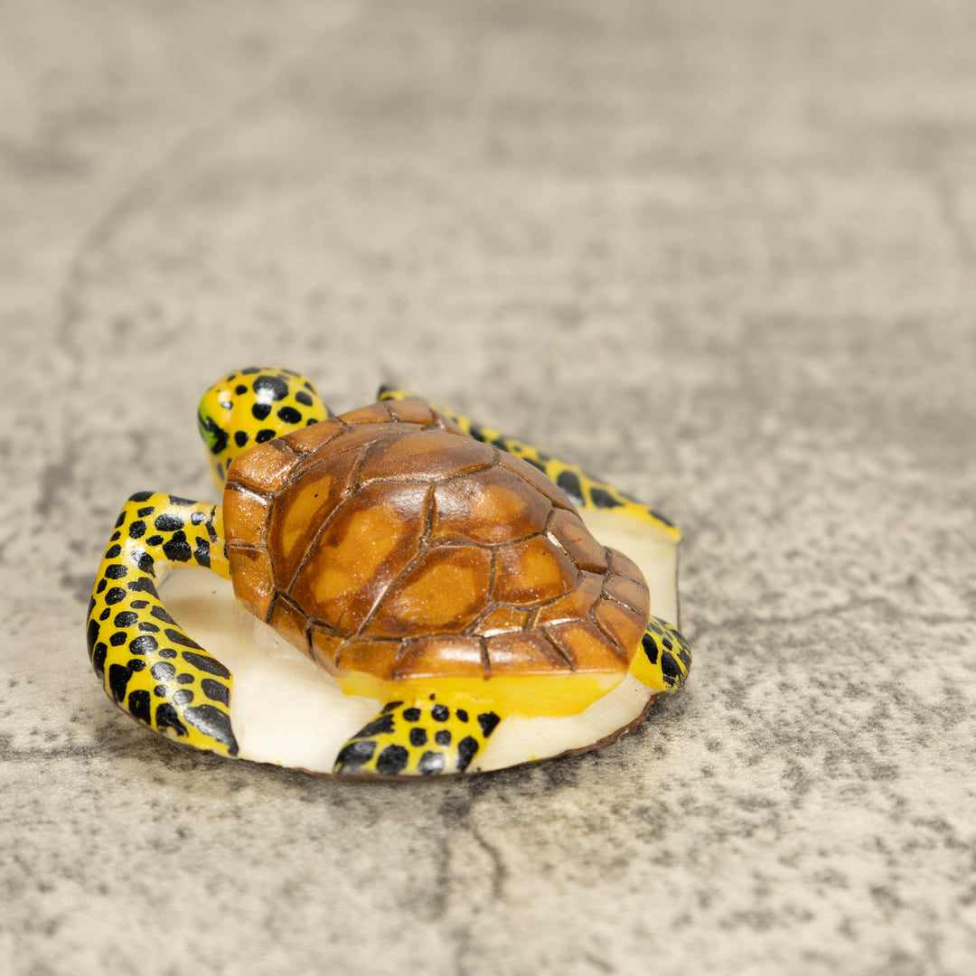 Sea Turtle Tagua Nut Carving