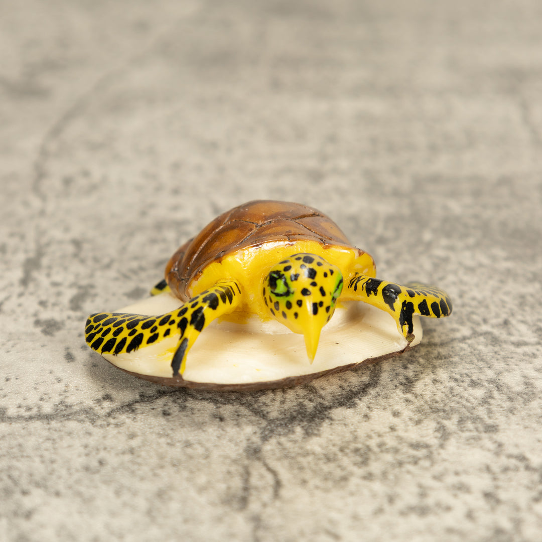 Sea Turtle Tagua Nut Carving