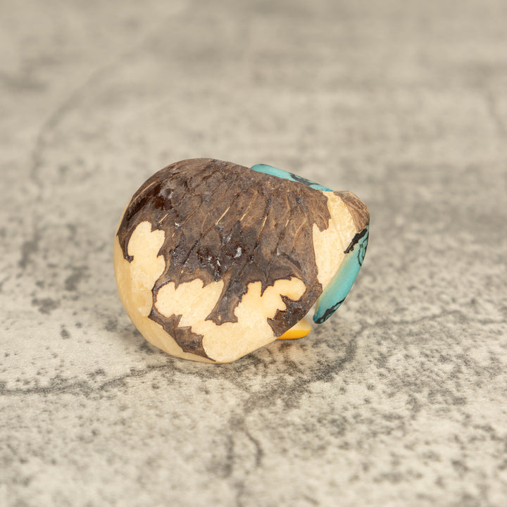 Vintage Poison Dart Tagua Nut Carving