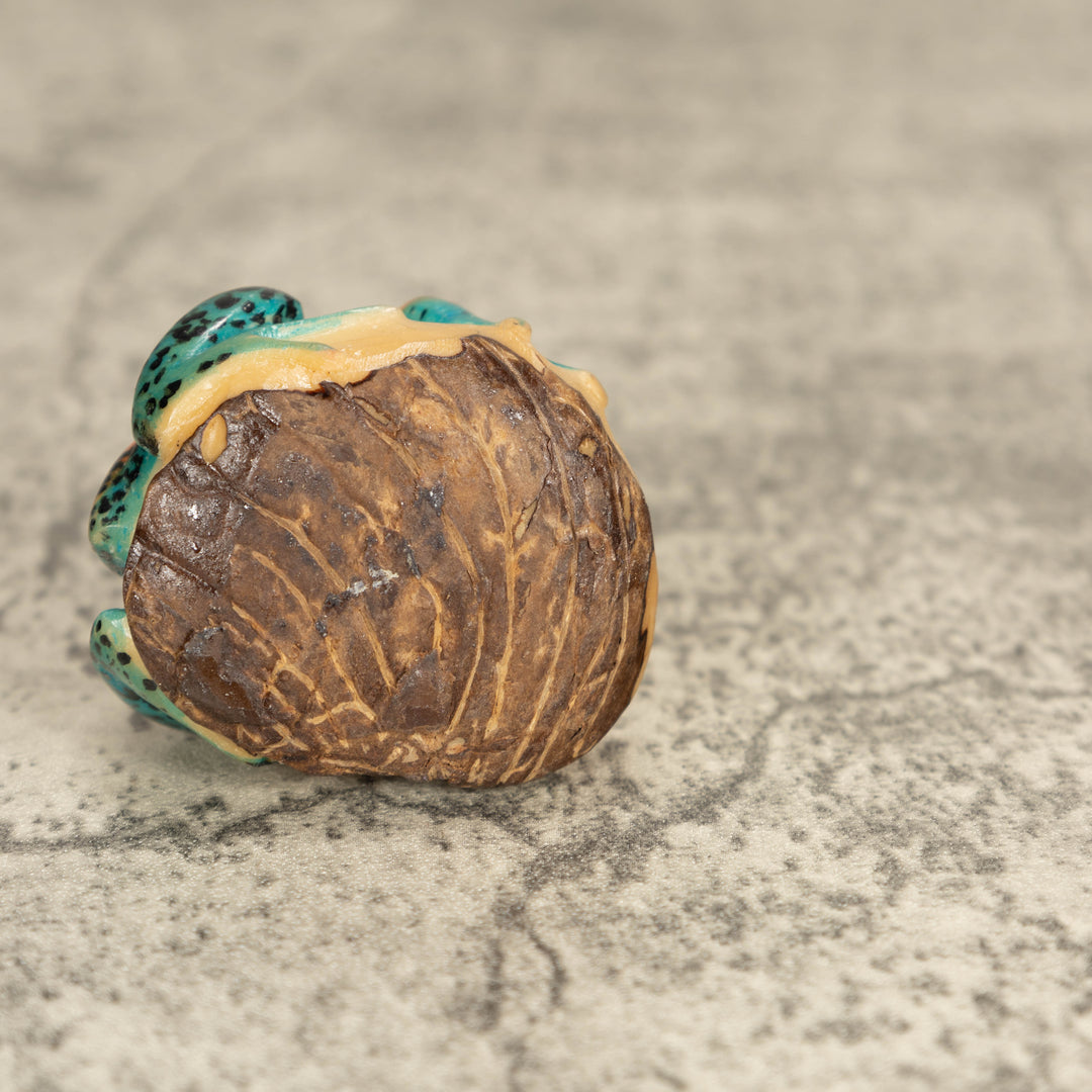 Vintage Poison Dart Tagua Nut Carving