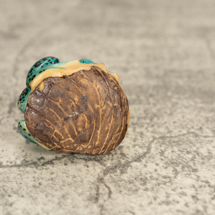 Vintage Poison Dart Tagua Nut Carving