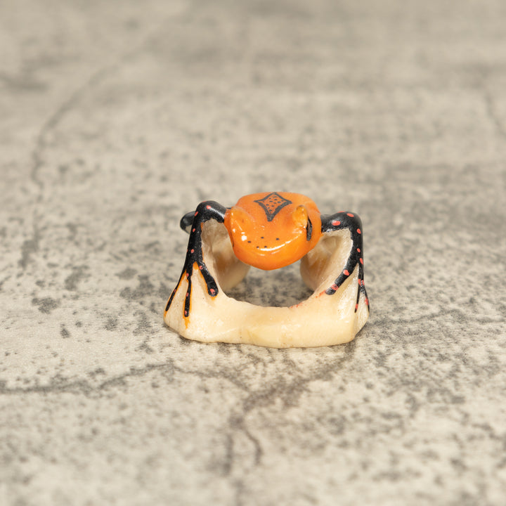 Vintage Poison Dart Tagua Nut Carving