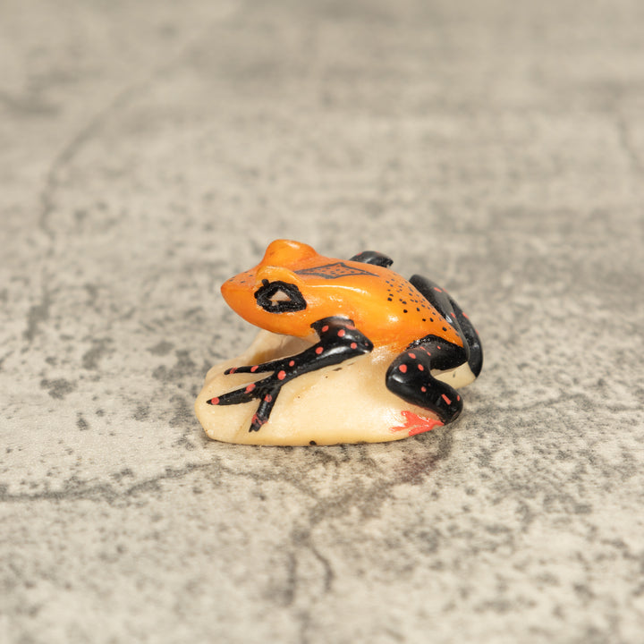 Vintage Poison Dart Tagua Nut Carving