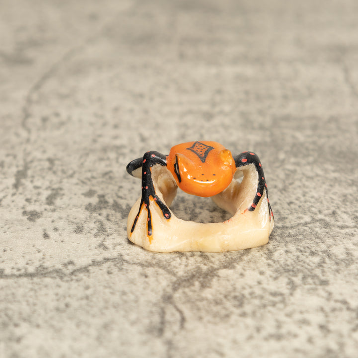 Vintage Poison Dart Tagua Nut Carving