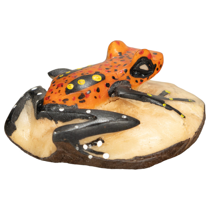 Vintage Poison Dart Tagua Nut Carving