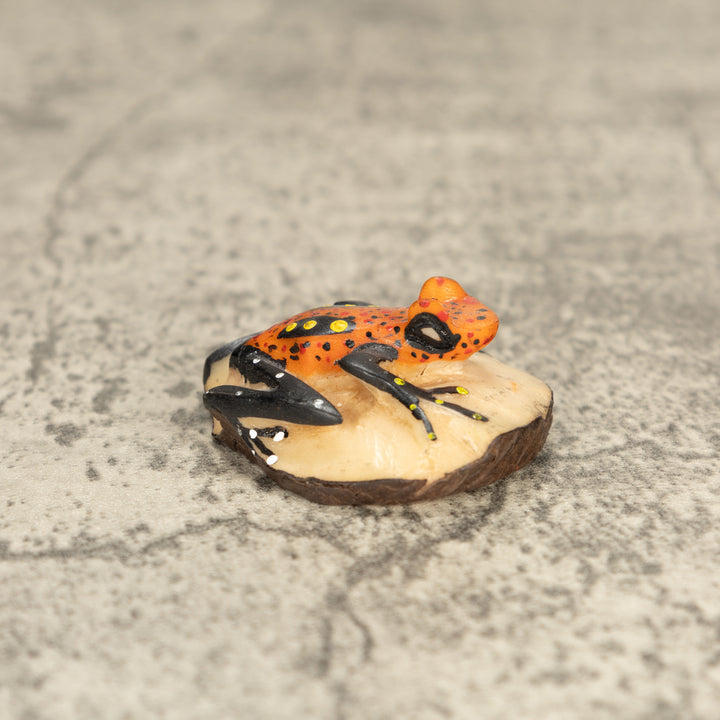 Vintage Poison Dart Tagua Nut Carving